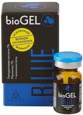 Гель косметический для ухода за кожей лица и тела BioGel BLUE, 5 мл