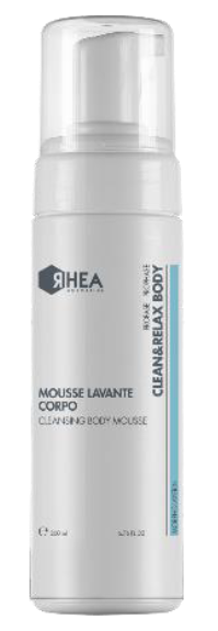 Cleansing body mousse/Очищающий мусс для тела RHEA, 200 мл
