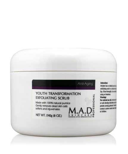 Отшелушивающий крем-скраб anti age/Youth Transformation Exfoliating Scrub MAD, 240 гр