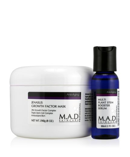 Набор: Маска для омоложения кожи + Сыворотка-бустер/Jenasus mask + Multi Plant MAD, 240 гр + 30 мл
