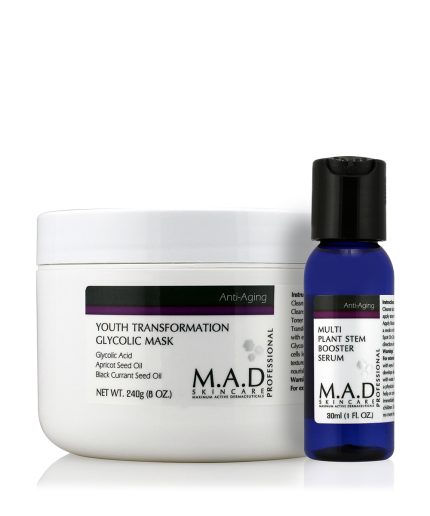Набор: Омолаживающая маска с глик.к.+сыворотка-бустер/Youth Transf + Multi Plant MAD, 240 гр + 30 мл