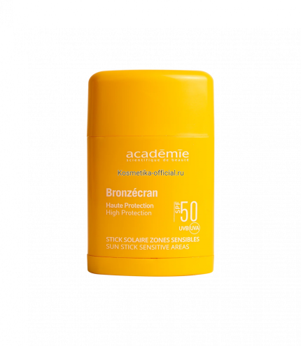 Солнцезащитный стик SPF50+ ACADEMIE, 10гр