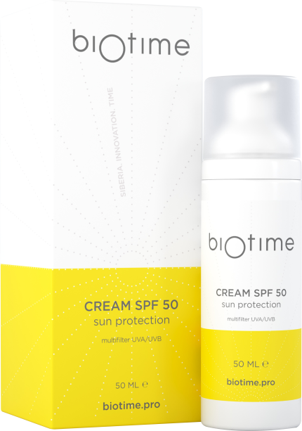 Солнцезащитный крем SPF 50 BIOTIME, 50 мл