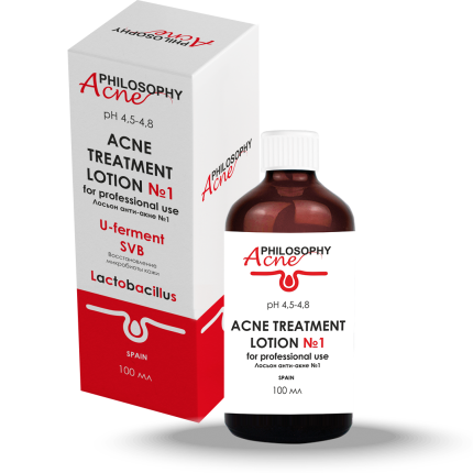 Лосьон анти-акне №1/Acne-treatment Lotion №1 ACNE PHILOSOPHY, 100 мл