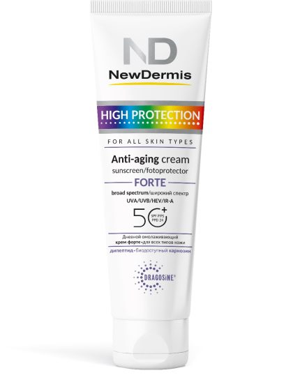 Дневной омолаживающий крем/High Protection Anti-aging Cream FORTE SPF50+ NEWDERMIS, 100 мл