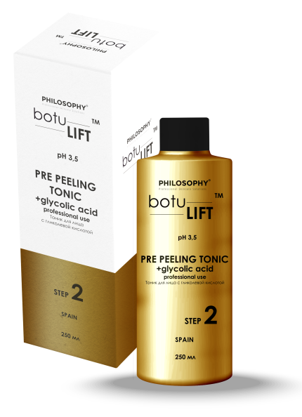 Тоник для лица с гликолевой кислотой BOTULIFT PHILOSOPHY, 250 мл