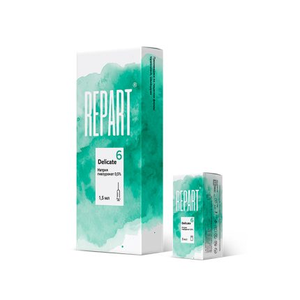 Гель биоревитализант Repart 6 DELICATE, 1,5 мл