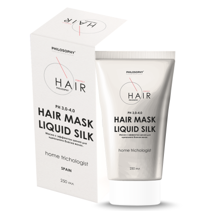 Маска с эффектом шелка/HAIR MASK LIQUID SILK PHILOSOPHY, 250 мл