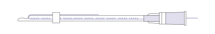 Нить DG- lift ст-ная рас-щаяся с разнонаправленными шипами COG BP TYPE L- CANNULA 19G-100mm, PDO 4шт