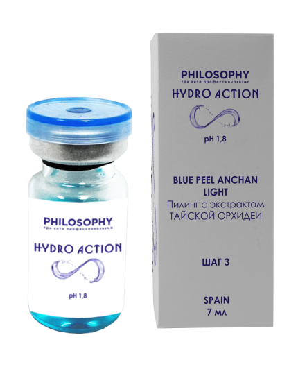 Пилинг с экстрактом тайской орхидеи pH 1,8/Step 3 Blue peel anchan light PHILOSOPHY, 7 мл