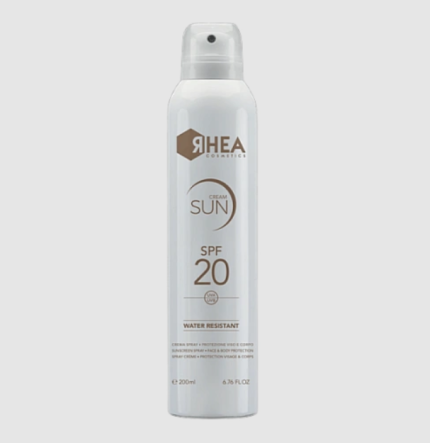 Cолнцезащитный спрей для лица и тела SPF20/Cream Sun SPF20 RHEA, 200 мл