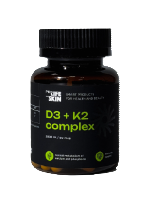 Бад D3 + K2 Complex PROLIFE&SKIN, 60 капсул