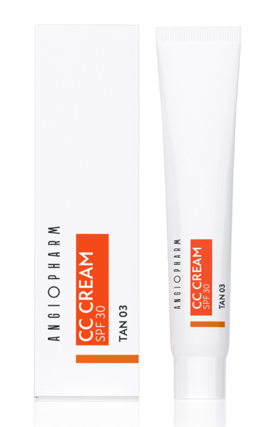 СС-крем SPF 30 tan ANGIOPHARM, 7 мл