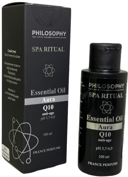 Массажное масло/Essence Oil Aura Q10 PHILOSOPHY, 100 мл